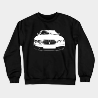 Rover 75 British classic car monoblock white Crewneck Sweatshirt